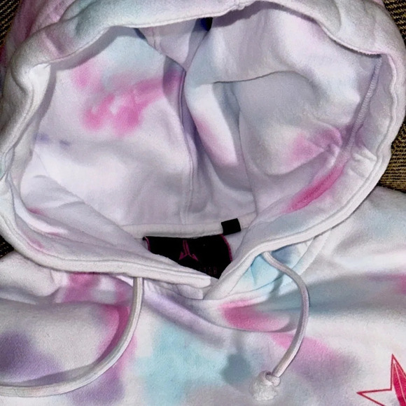 JEFFREE STAR COSMETICS JSC WORLDWIDE TIE DYE HOODIE SWEATSHIRT SMALL UNISEX - Picture 1 of 6
